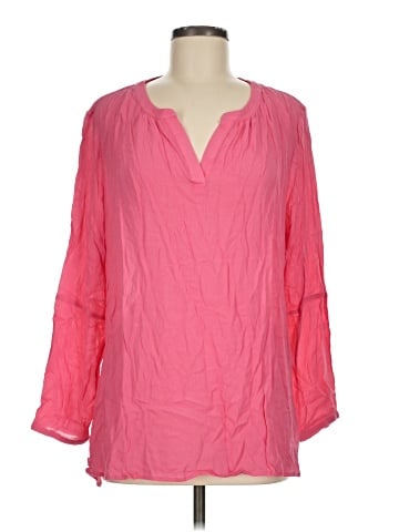 Kelly By Clinton Kelly 3/4 Sleeve Blouse (view 1)