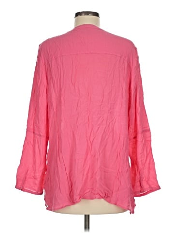 Kelly By Clinton Kelly 3/4 Sleeve Blouse (view 2)