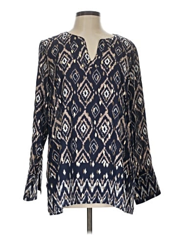 IMAN Long Sleeve Blouse (view 1)