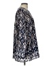IMAN 100% Polyester Blue Long Sleeve Blouse Size L - photo 4