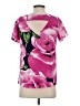 Cooper & Ella 100% Polyester Pink Short Sleeve Top Size XS (0) - photo 2