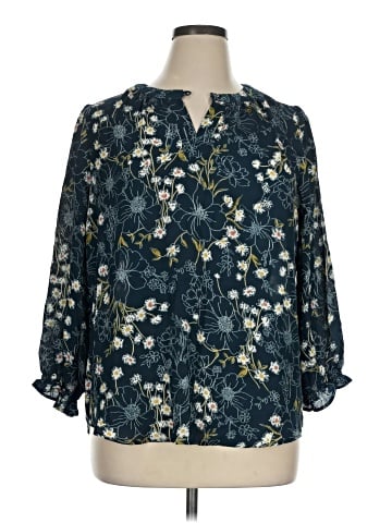 Papermoon 3/4 Sleeve Blouse (view 1)