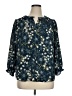 Papermoon 100% Polyester Teal 3/4 Sleeve Blouse Size XL - photo 1