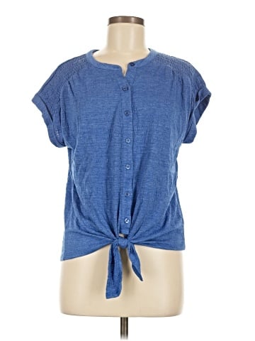 Cable & Gauge Short Sleeve Top (view 1)