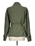 Express 100% Polyester Green Trenchcoat Size L - photo 2
