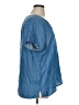Old Navy 100% Lyocell Blue Short Sleeve Blouse Size XL - photo 4