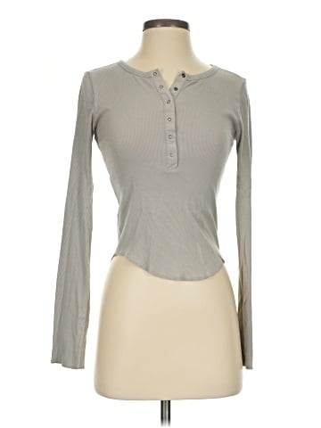 BDG Long Sleeve Henley (view 1)