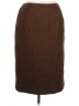 Blacker by Stanley Blacker 100% Polyester Houndstooth Brown Casual Skirt Size 14 - photo 1