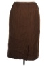 Blacker by Stanley Blacker 100% Polyester Houndstooth Brown Casual Skirt Size 14 - photo 2