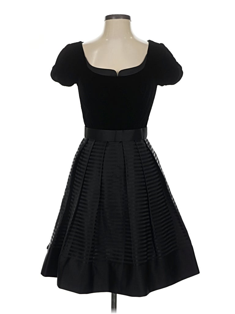 Pre-owned Oleg Cassini Cocktail Dress In Black