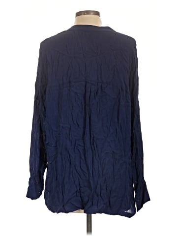 Vince. Long Sleeve Silk Top (view 2)