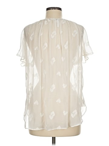 Zoa Short Sleeve Silk Top (view 2)