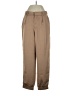 Sans Souci 100% Polyester Solid Tan Brown Casual Pants Size S - photo 1