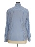 MICHAEL Michael Kors Stripes Blue Long Sleeve Button-Down Shirt Size XL - photo 2