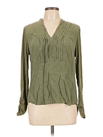 Sundance Long Sleeve Silk Top (view 1)