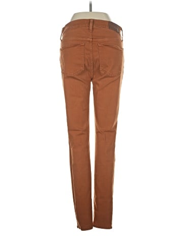 Madewell 9" Mid-Rise Skinny Jeans: Garment-Dyed Button-Front Edition (view 2)