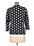 Liz Claiborne 100% Cotton Polka Dots Black Pullover Sweater Size L - photo 2