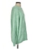 Topshop Solid Green Pullover Sweater Size 4 - photo 4