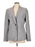 Antonio Melani 100% Polyester Houndstooth Gray Blazer Size 12 - photo 1