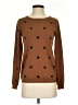 Absolutely Creative Worldwide Polka Dots Brown Pullover Sweater Size S - photo 1