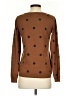 Absolutely Creative Worldwide Polka Dots Brown Pullover Sweater Size S - photo 2