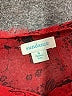 Sundance Black Red Long Sleeve Blouse Size S - photo 7