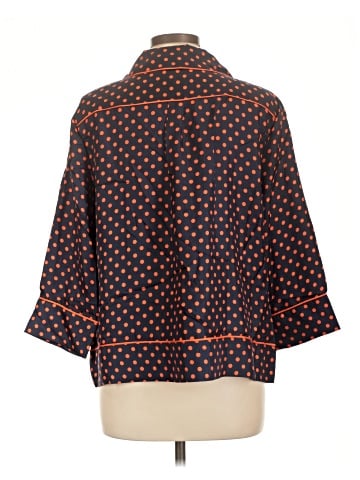 J.Crew Collection 3/4 Sleeve Silk Top (view 2)
