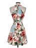Assorted Brands Floral Blue Cocktail Dress Size XXS (estimated) - photo 2