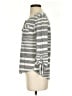 Thyme and Honey Gray Long Sleeve Henley Size S - photo 5