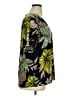 Susan Graver Tropical Green Short Sleeve Blouse Size 1X - photo 4