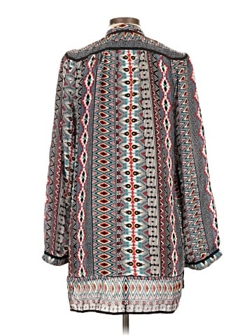 Tolani Long Sleeve Silk Top (view 2)