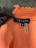 1.State 100% Polyester Orange Short Sleeve Blouse Size M - photo 4