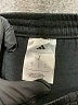 Adidas 100% Recycled Polyester Color Block Black Athletic Shorts Size 7 - photo 3