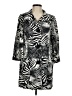 WD.NY 100% Polyester Animal Print Silver Coat Size 6 - photo 1