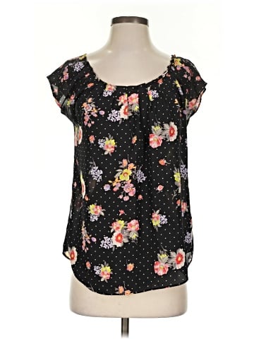 LC Lauren Conrad Short Sleeve Blouse (view 1)