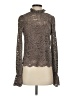 Eri + Ali Gray Long Sleeve Blouse Size XS - photo 1