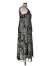 Robbie Bee 100% Polyester Print Silver Casual Dress Size 16 - photo 4