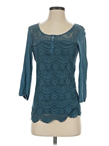 Lucky Brand 3/4 Sleeve Blouse (view 1)