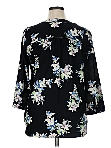 41Hawthorn 3/4 Sleeve Blouse (view 2)