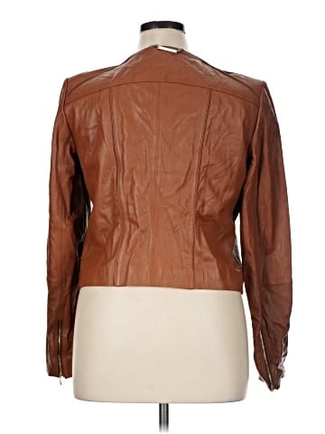 White House Black Market Leather Jacket (view 2)