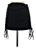 Shein Solid Black Casual Skirt Size 2 - photo 1