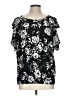 Avon Black Short Sleeve Blouse Size L - photo 1
