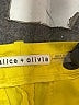 Alice + Olivia Solid Yellow Shorts Size 8 - photo 3
