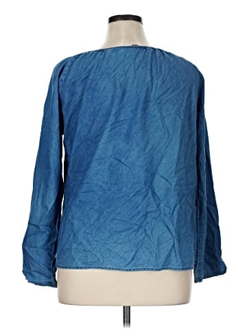 Faded Glory Long Sleeve Blouse (view 2)
