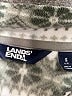 Lands' End 100% Polyester Gray Track Jacket Size 6 - 8 - photo 3