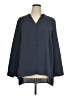 Nic + Zoe 100% Polyester Gray 3/4 Sleeve Blouse Size XL - photo 1