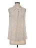 41Hawthorn 100% Polyester Polka Dots Ivory Sleeveless Blouse Size S - photo 1