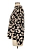 Shein 100% Polyester Animal Print Black Long Sleeve Blouse Size 8 - 10 - photo 5