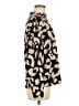 Shein 100% Polyester Animal Print Black Long Sleeve Blouse Size 8 - 10 - photo 4