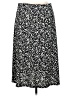 Talbots Animal Print Black Casual Skirt Size XL - photo 2